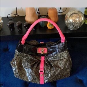 Marc Jacobs Pink and Black Shoulder Bag